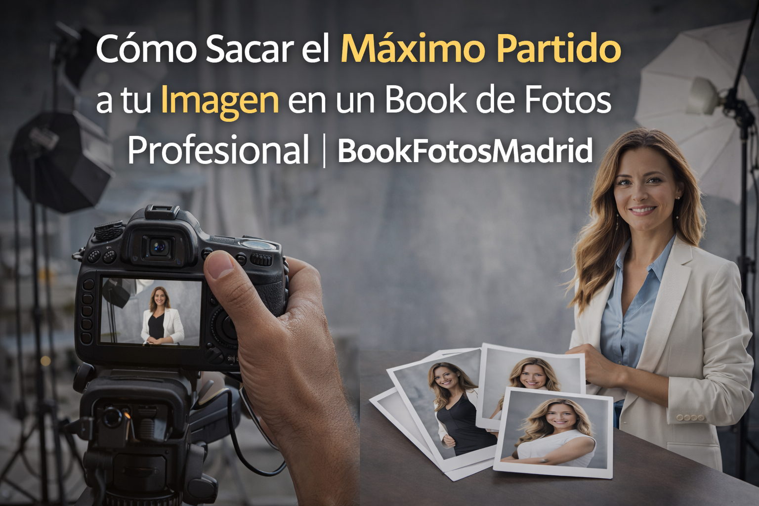 Cómo sacar el máximo partido a tu imagen en un book de fotos profesional